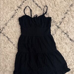 hollister mini black dress women's size medium